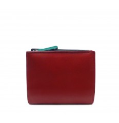 Medium wallet convertibleTroika - RED - BLACK - TURQUOISE