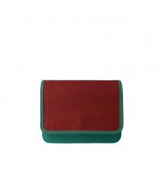 Small purse/cardholder Uffizi - RED - TURQUOISE