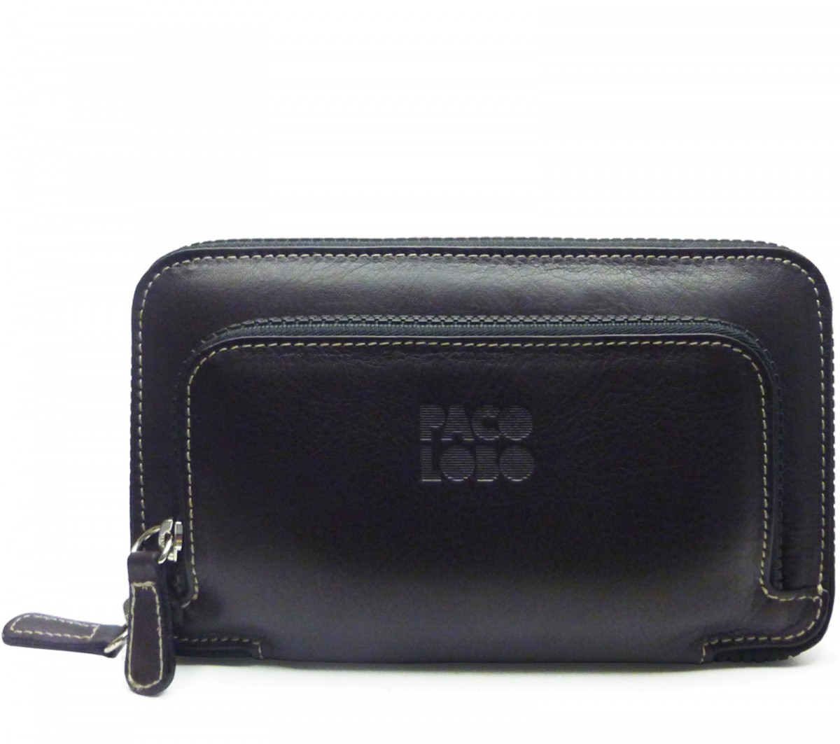 Big wallet with double zipper Mak