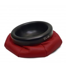 Leather ashtray - RED