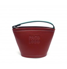 Llavero cubo - ROJO - TURQUESA